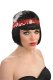 Sequin Flapper Headpiece Red