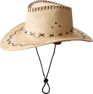 Suede Cowboy Hat | Beige