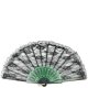 Black lace fan