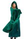 Long Velvet Cloak | Clover Green