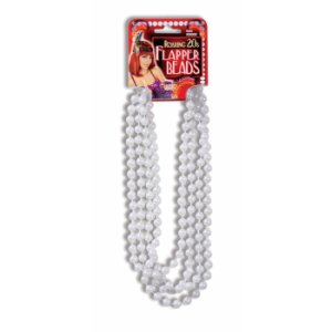 Flapper Beads | White
