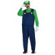 Nintendo Super Mario Brothers Deluxe Luigi| Adult Medium
