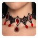 Gothic Choker | Black and Red
