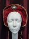 Red French Hood with Gem