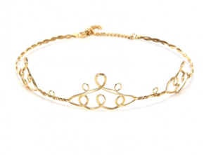 Gold Circlet with Peak Design