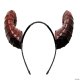 Burgundy Swirll Horns