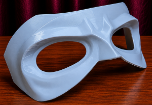 3d Printed Mask Gray TPU