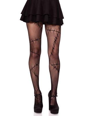 Stiched Up Net Tights