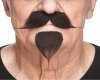 Moustache Goatee Set | Dark Brown