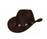 Cowboy Hat with Faux Silver Trim