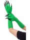 Fingernail Gloves | Green and Black