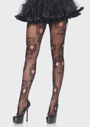 Sugar Skull Net Tights