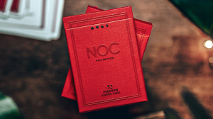 NOC Pro 2021 Burgundy Red Playing Cards