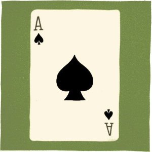 Ace of Spades Silk | 36 Inch