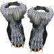 Werewolf Shoe Covers | Silver Grey
