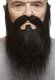 Classic Full Beard with Moustache | Black