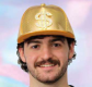 Y2K Gold Dollar Sign Cap