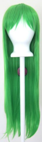 Long Pageboy Lime Green