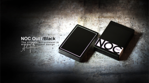 NOC Out Black Playing Cards