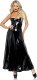 vinyl ball gown with corset lace up back | Small