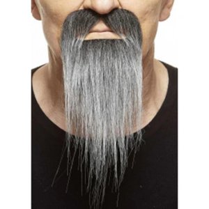 Long Goatee | White and Grey