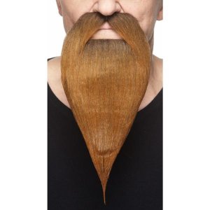 Long Full Ducktail Beard | Medium Brown