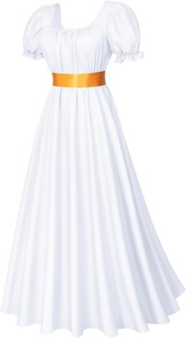 Regency Tea Party Gown White | Small