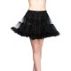 Layered Tulle Petticoat Black