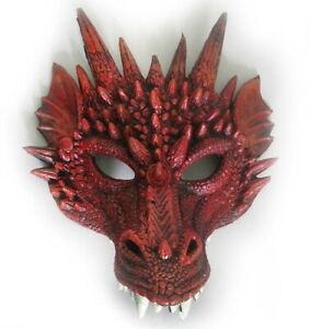 Black and Red Dragon Mask